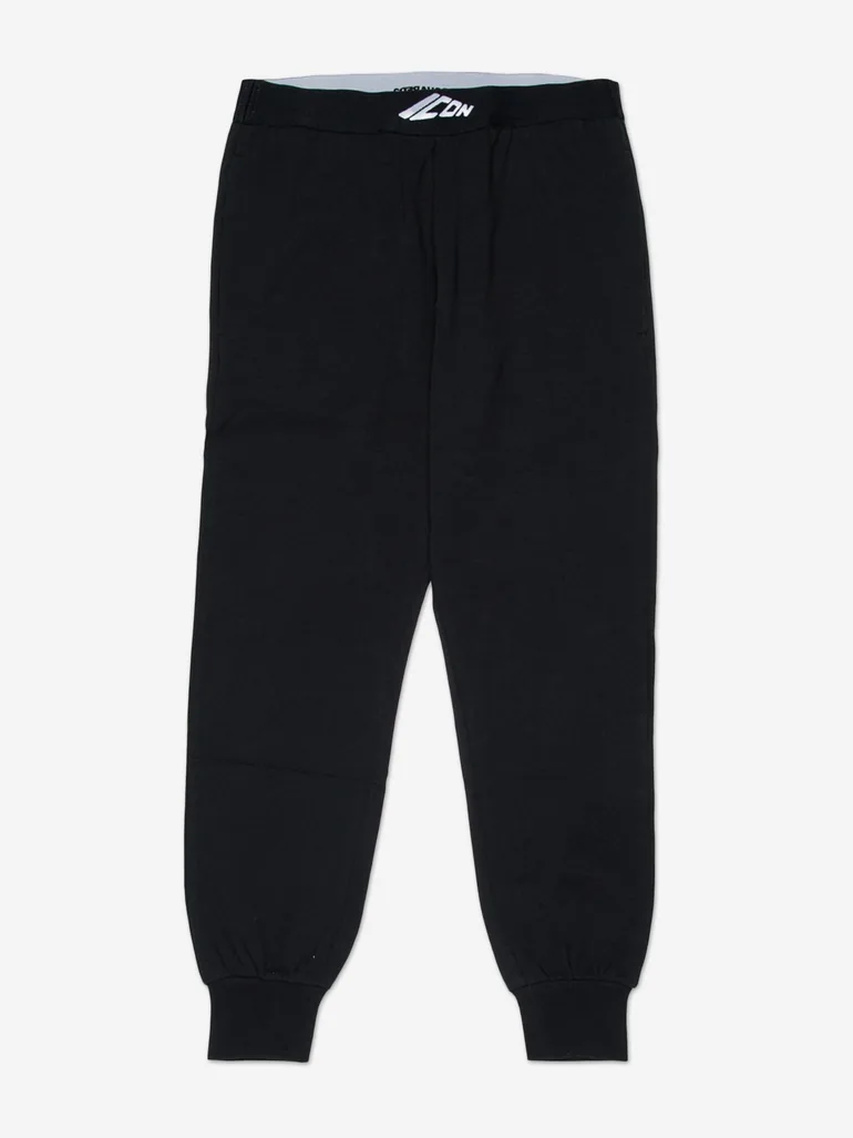 طقم بيجاما أطفال بطبعة شعار لون أبيض - 3