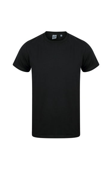 SF Minni Childrens/Kids Feel Good Stretch T-Shirt - Black