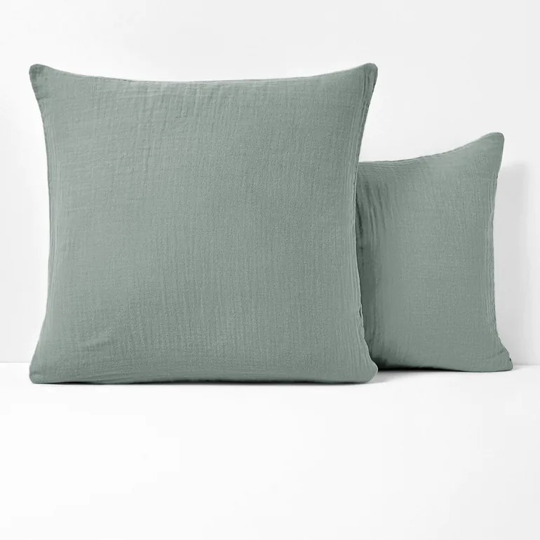Kumla Plain 100% Cotton Muslin Pillowcase