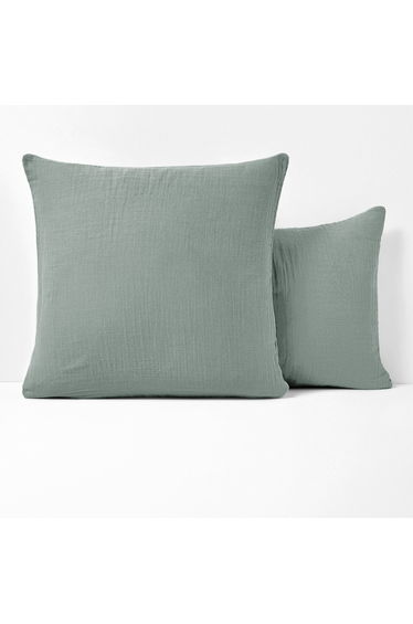 Kumla Plain 100% Cotton Muslin Pillowcase