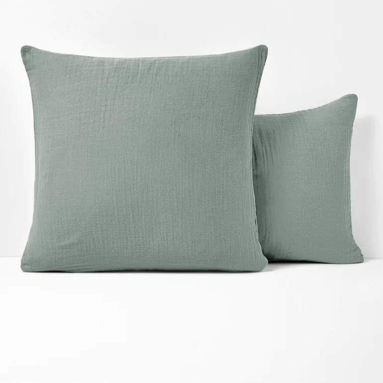 Kumla Plain 100% Cotton Muslin Pillowcase - 3