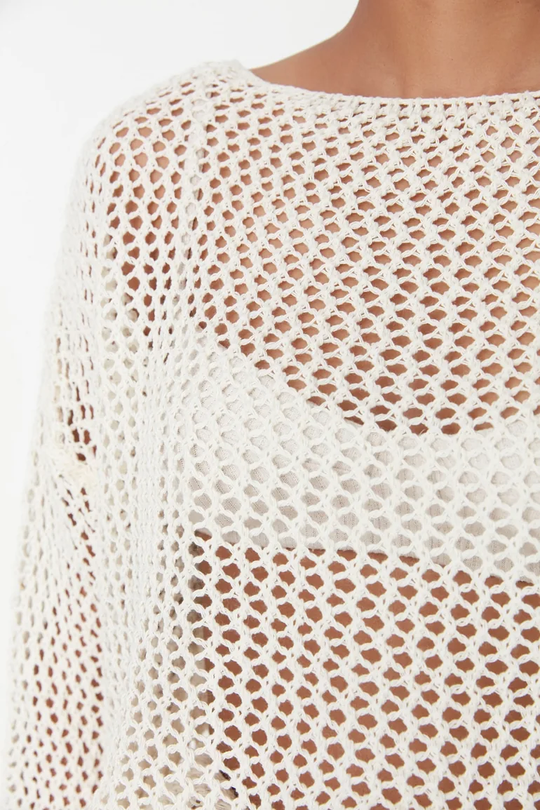 Sweater - Ecru - Regular fit - 4
