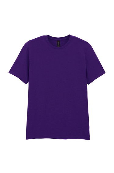 Gildan Mens SoftStyle Ringspun T-Shirt - Fan Dark Purple