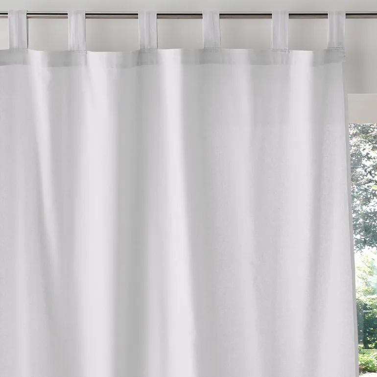 Cotton Tab Top Single Curtain - 3