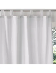 Cotton Tab Top Single Curtain - 3