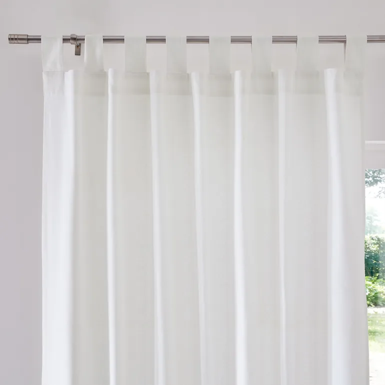 Cotton Tab Top Single Curtain - 5