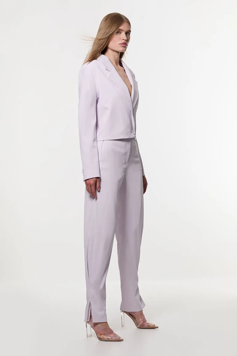 Digital Ophelia Polished Tailored Ankle Detail Trouser