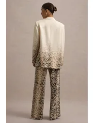 Hurley | Snake Print Ombre Longline Blazer - 2