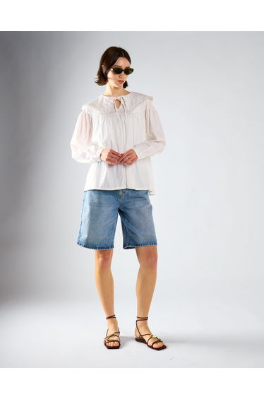 Off White Statement Collar Shirt