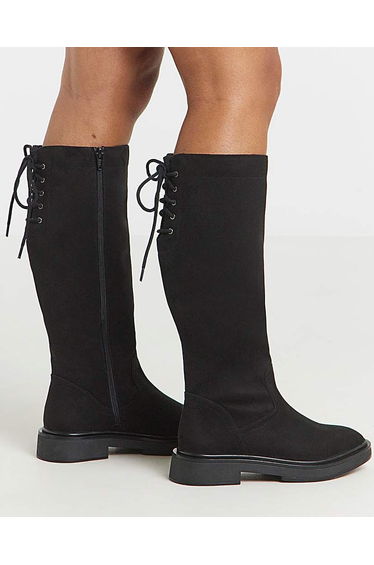 Lace Back Riding Boot Ex Wide SC