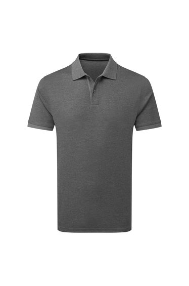 Asquith & Fox Mens Premium Mercerised Cotton Polo Shirt - Charcoal
