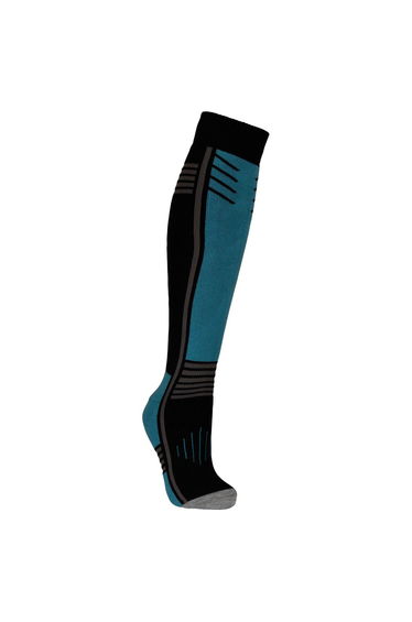 Trespass Unisex Adult Icy Ski Socks - Black/Storm Blue