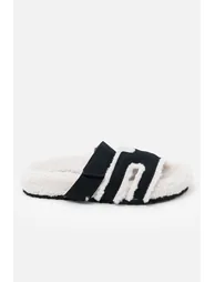 Lemonade Snuggle Chic Slipper Sliders Black - 1