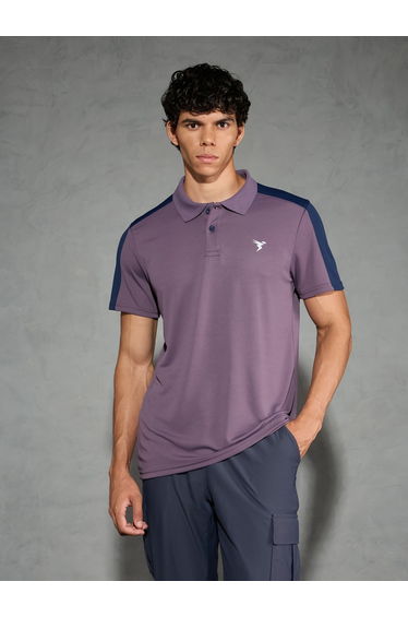 Men Color Block Relaxed Fit Polo
