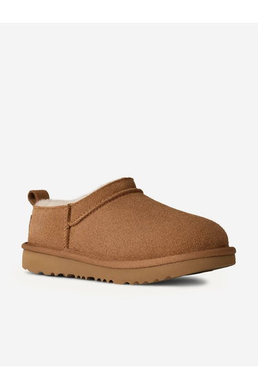 Kids Classic Micro Slippers in Brown