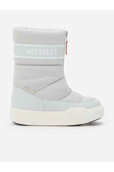 Moon Boot Kids JR Park Zip High WP Boots in Grey