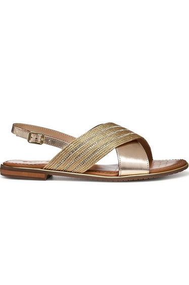 Sozy Flat Leather Sandals