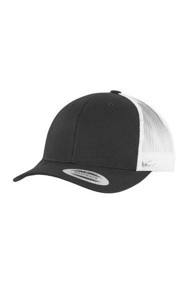 Flexfit Unisex Adult Classics Recycled Two Tone Trucker Cap - Black/White