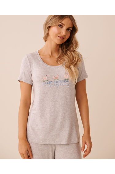 Chicken Print Soft Jersey T-shirt