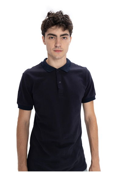 GIESTO Polo Collar Buttoned T-Shirt