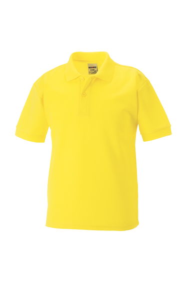 Jerzees Schoolgear Childrens 65/35 Pique Polo Shirt - Yellow