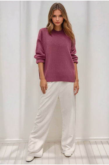 Crew Neck Cozy Sweater