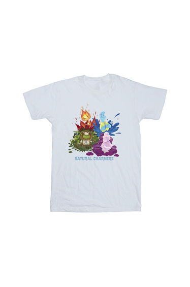 Elemental Boys Natural Charmers Cotton T-Shirt - White