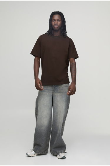 Basic Parachute Fit Jeans - stone