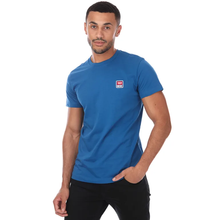 Men's Diesel T-DIEGOR T-Shirt in Blue