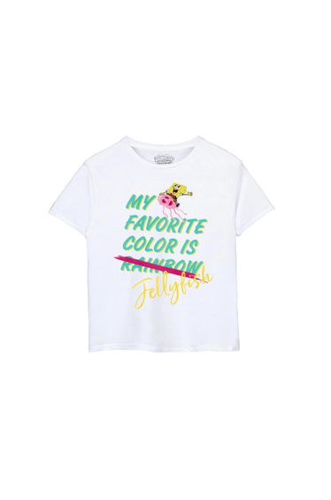 SpongeBob SquarePants Girls Jelly Fish T-Shirt - White