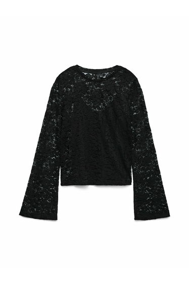 Lace Long Sleeve Top