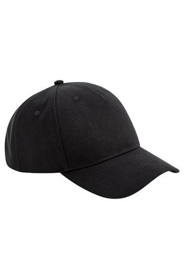Beechfield Unisex Adult EarthAware Organic Baseball Cap - Black