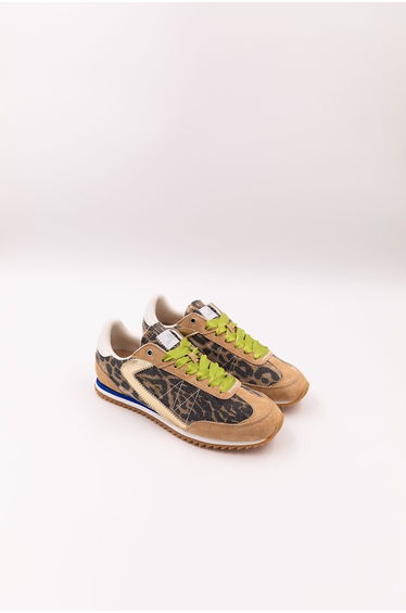 Lina Mixed-Material Trainers