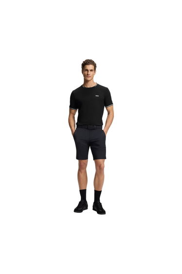 Boss Mens Hbg Taul Cotton Regular T-Shirt - Black