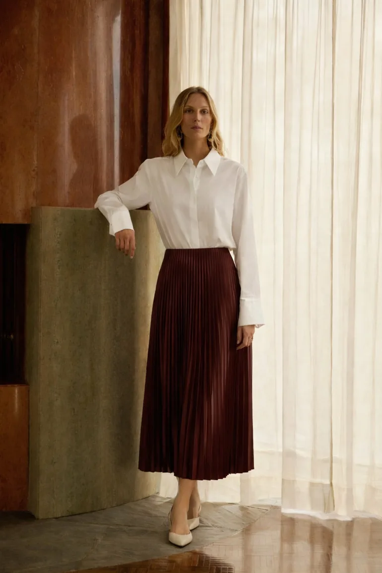 PLEATED SKIRT - 5