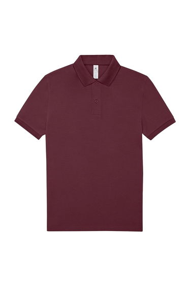 B&C Mens Polo Shirt - Burgundy