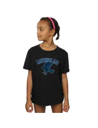 Harry Potter Girls Emblem Cotton T-Shirt - Black