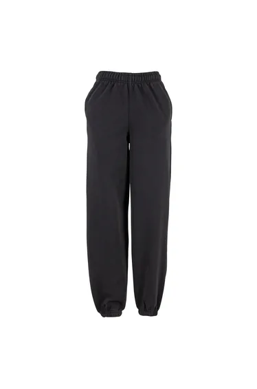 Build Your Brand Womens/Ladies Vintage Heavy Sweatpants - Black