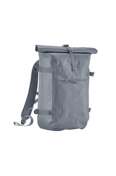 Quadra Tailored Luxe Roll Top Backpack - Blue Grey