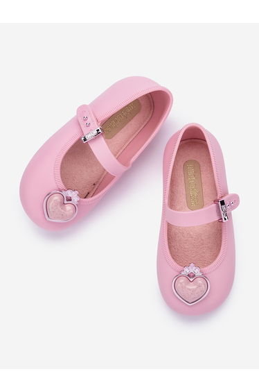 Mini Melissa Girls Soft Ballerina Princess Shoes in Pink