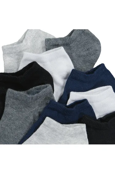 Pack of 10 Pairs of Socks in Cotton Mix