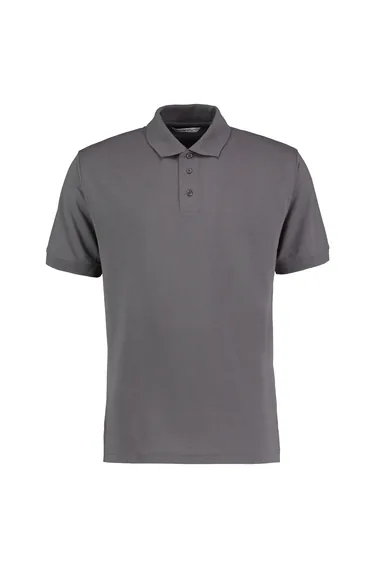 Kustom Kit Mens Klassic Superwash Short Sleeve Polo Shirt - Charcoal