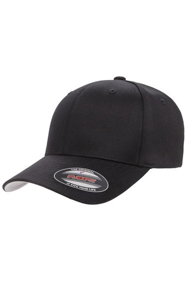 Flexfit Childrens/Kids Wooly Combed Cap - Black