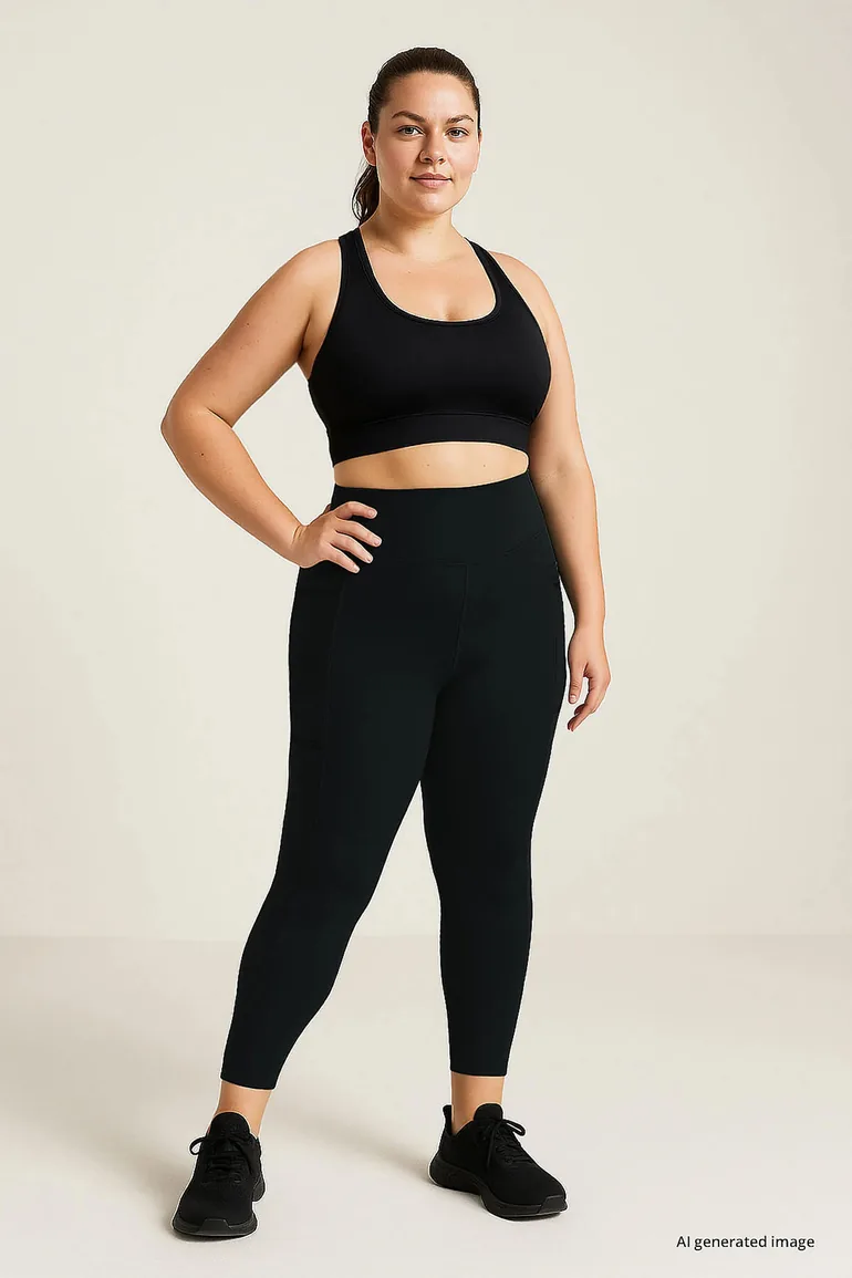 TOMMY Women's Polyester Elastane Leggings