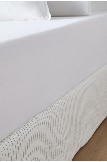 Abella 100% Washed Linen Valance Sheet