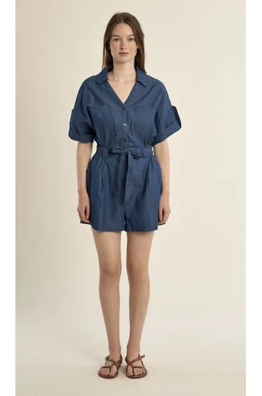 Denim Playsuit