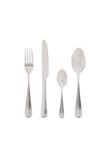 16-Piece Materi Matte Stainless Steel Cutlery Set