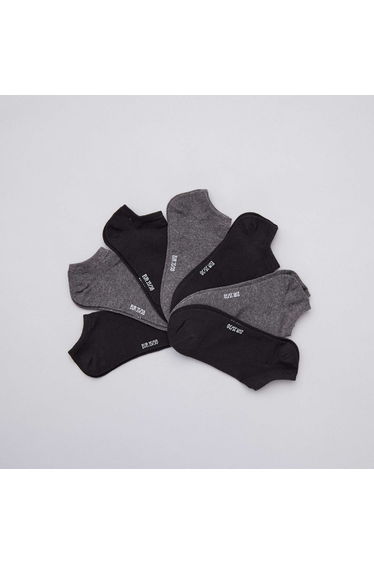 Pack of 7 pairs of trainer socks GREY