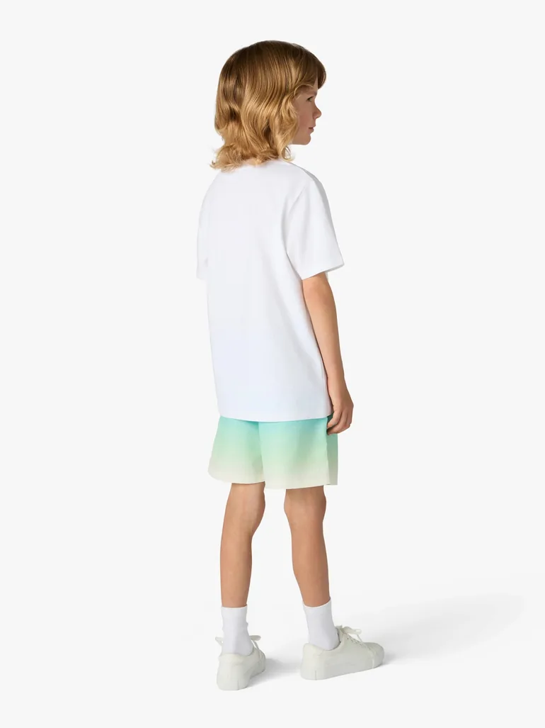 Casablanca Kids Casa Airspray Print T-Shirt in White - 2