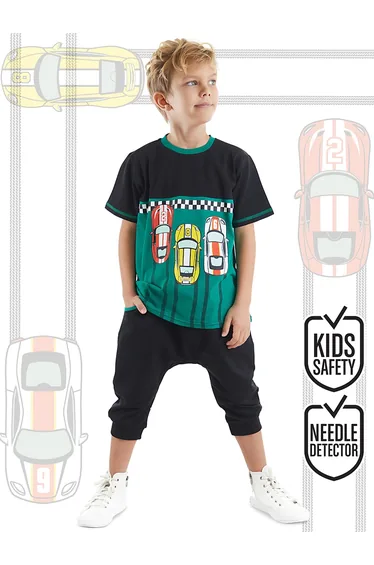 Finish Boy's T-shirt Capri Shorts Set